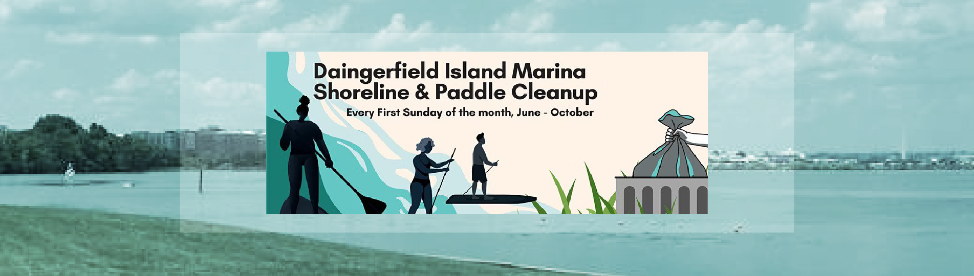 Daingerfield Island Marina River Cleanups 2022
