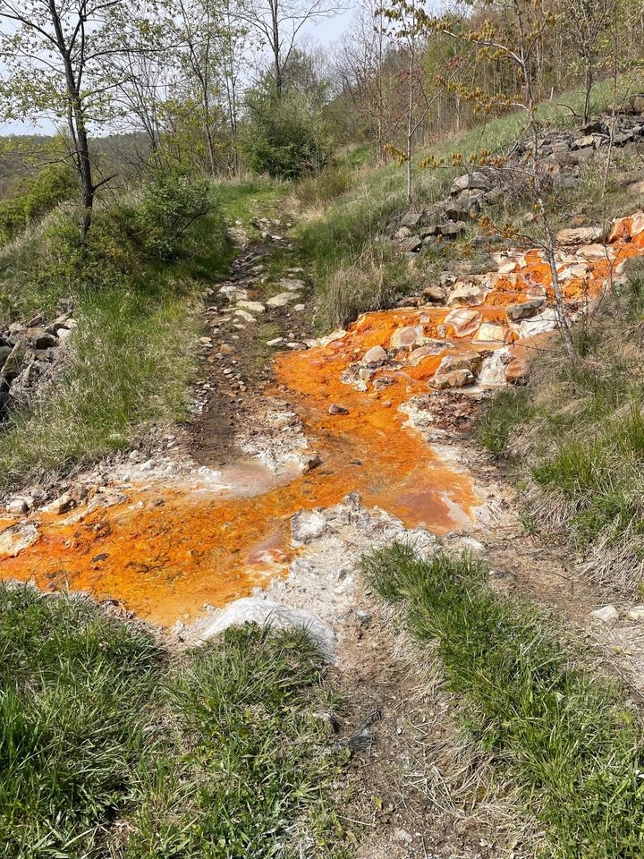 Acid mine drainage impact