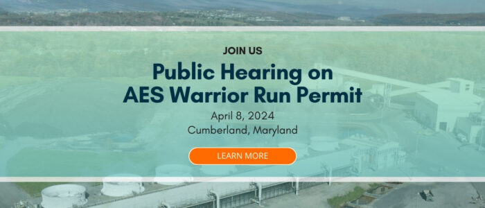 AES Warrior Run Public Hearing - Cumberland MD